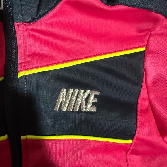 Nike Pink and Black Track Jacket - Picture 2 of 3